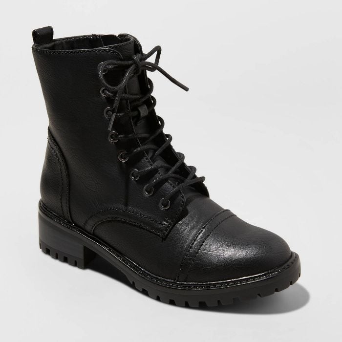 Womens combat boots hotsell target