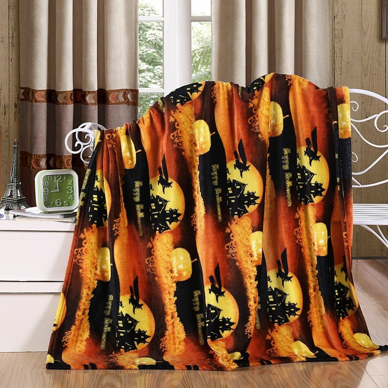 A Cozy Blanket: Aubepine Halloween Fleece Throw