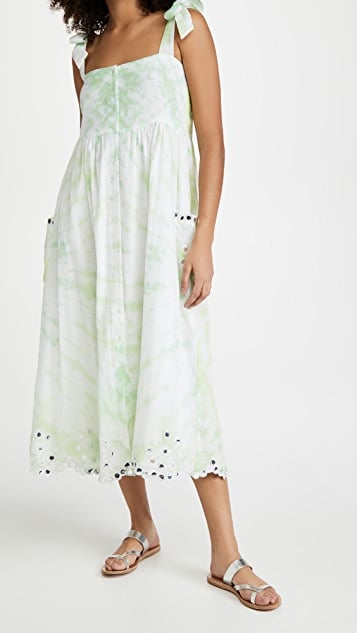 Juliet Dunn Tie Shoulder Dress