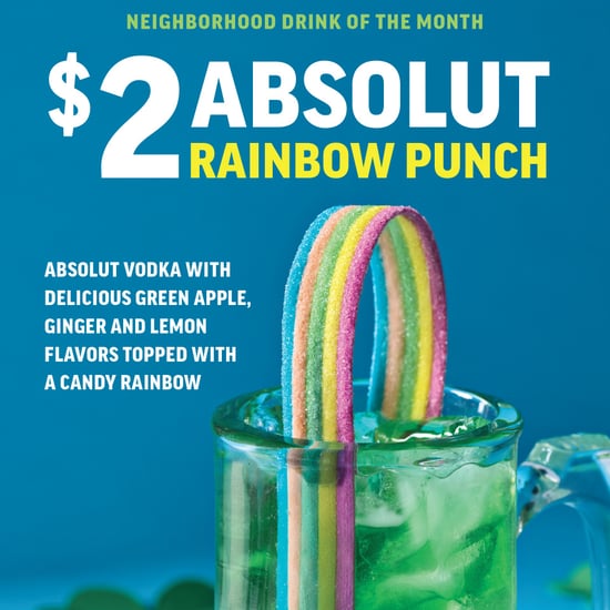 Applebee’s Absolut Rainbow Punch Cocktail Spring 2019