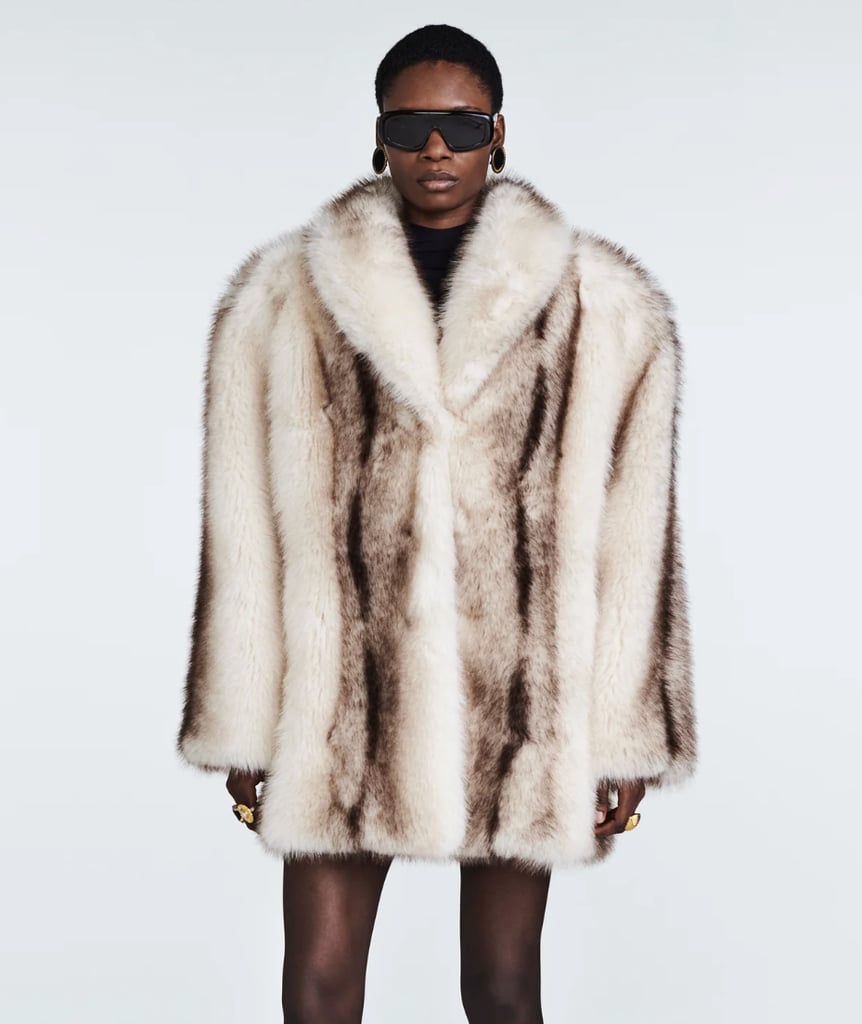Ducie Emilia Fur Jacket ($544)
Remember when I said I'm rebranding my outerwear pieces? Yeah, I meant it. Ducie recently dropped their new faux fur styles, and the Emilia immediately caught my eye. It features a sophisticated shawl, creating that vintage look, and is made with faux fur, so it's more sustainable. The coat really just speaks for itself — that is, if you're a fashion girl who loves a statement piece like me. I always pull this out after hosting holiday dinner at my house, and then I'm ready to head to the after party.