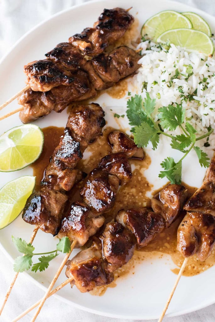 HoneySrirachaGlazed Chicken Skewers Spicy Recipes For Valentine's