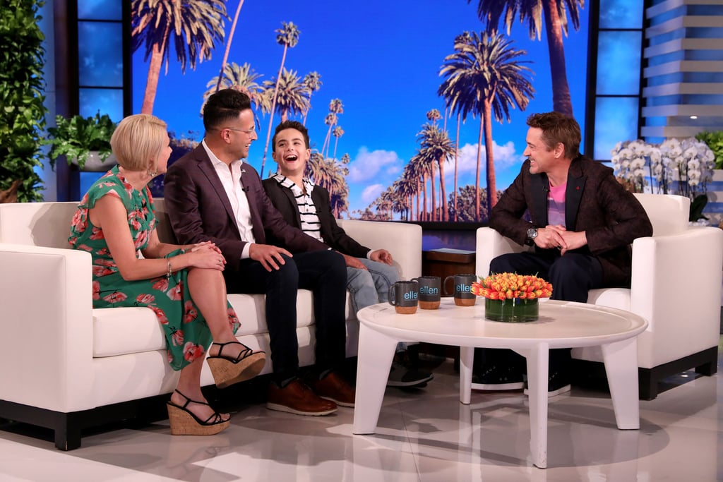 Watch Robert Downey Jr. Meet a Fan With Autism on Ellen