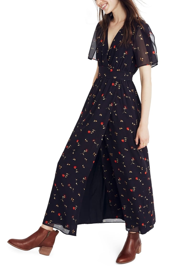 Madewell Tulip Sleeve Maxi Dress 