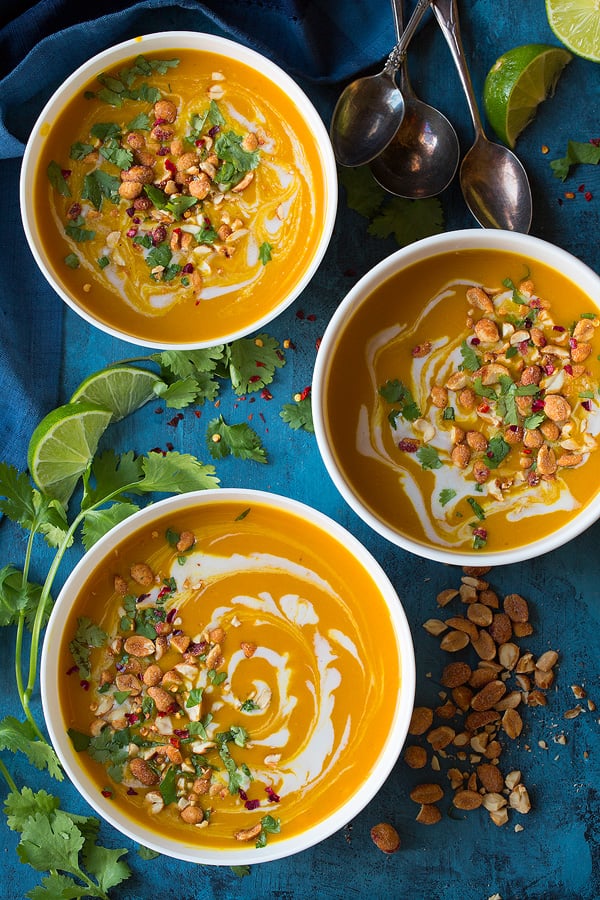 Thai Curried Carrot Ginger Soup - Cotter Crunch