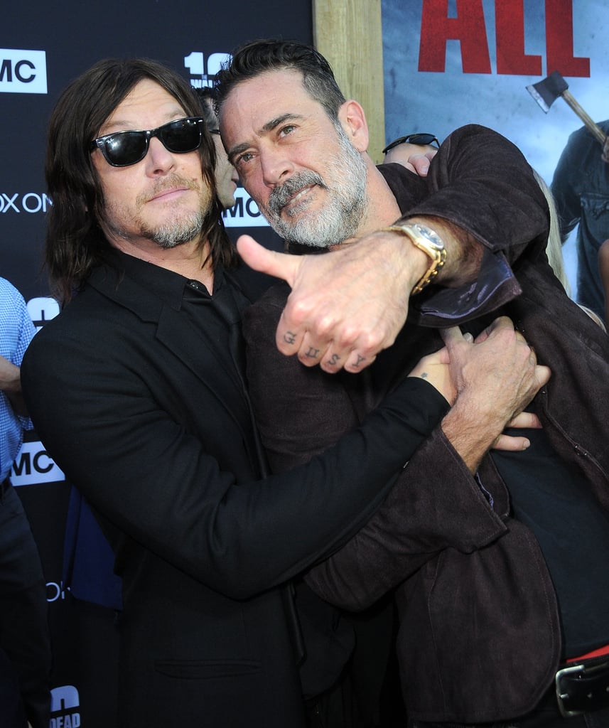 Jeffrey Dean Morgan and Norman Reedus on Red Carpet 2017