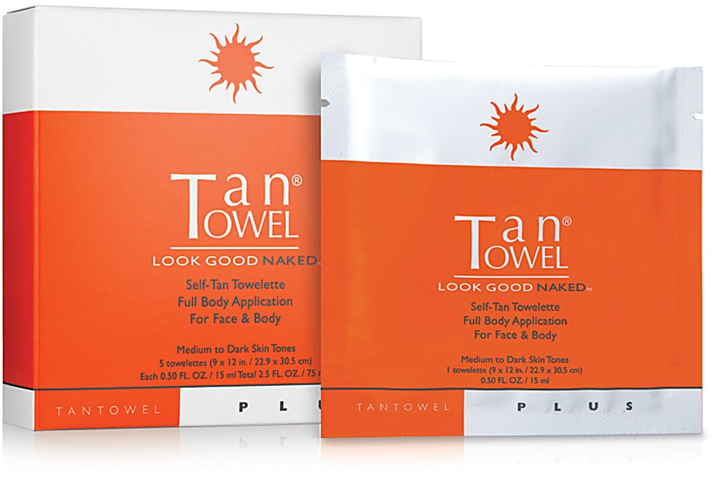 Tan Towel Plus Self-Tan Towelette Full Body Application For Face & Body