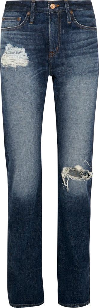 Distressed High-Rise Boyfriend Jeans ($300)