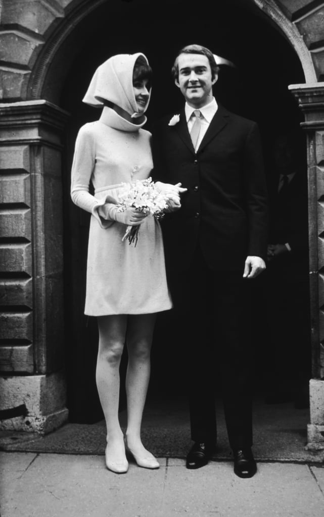 Audrey Hepburn Wore a Funnel Neck Givenchy Dress For Her Wedding
