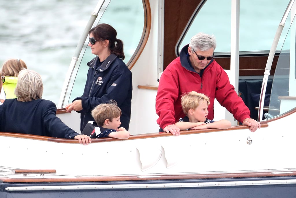 Prince George and Princess Charlotte at King's Cup Race 2019