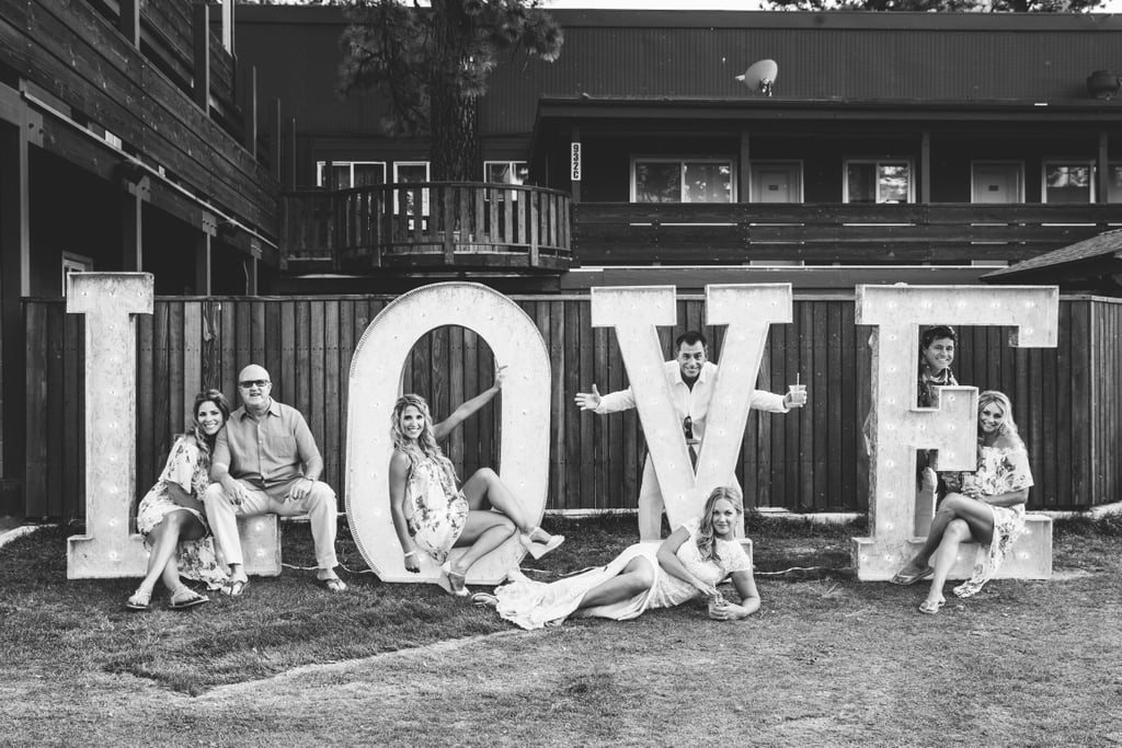 Colorful Lake Tahoe Wedding