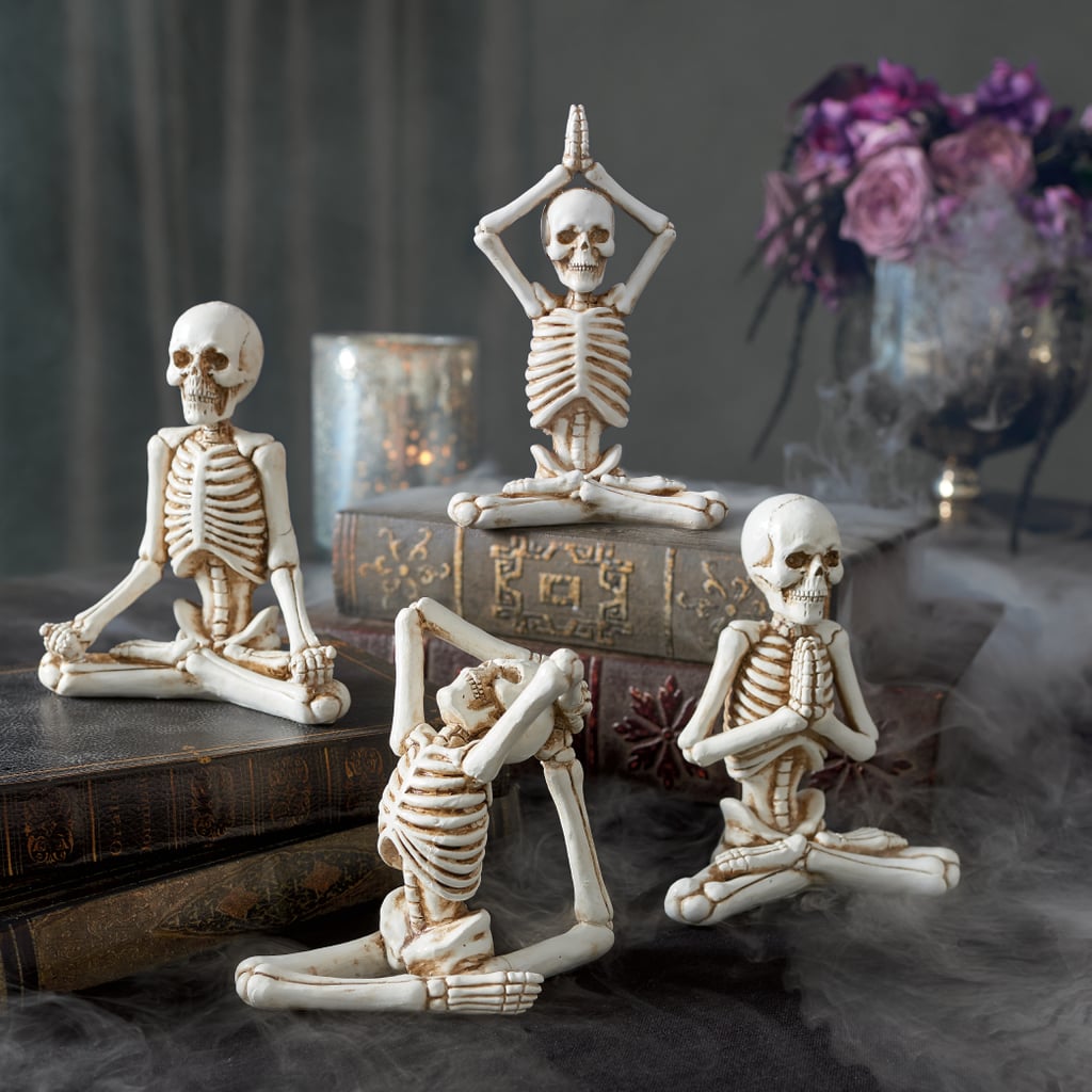Yoga Skeletons, Set of Four