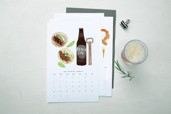 Redcruiser 2016 Seasonal Beer Pairings Calendar