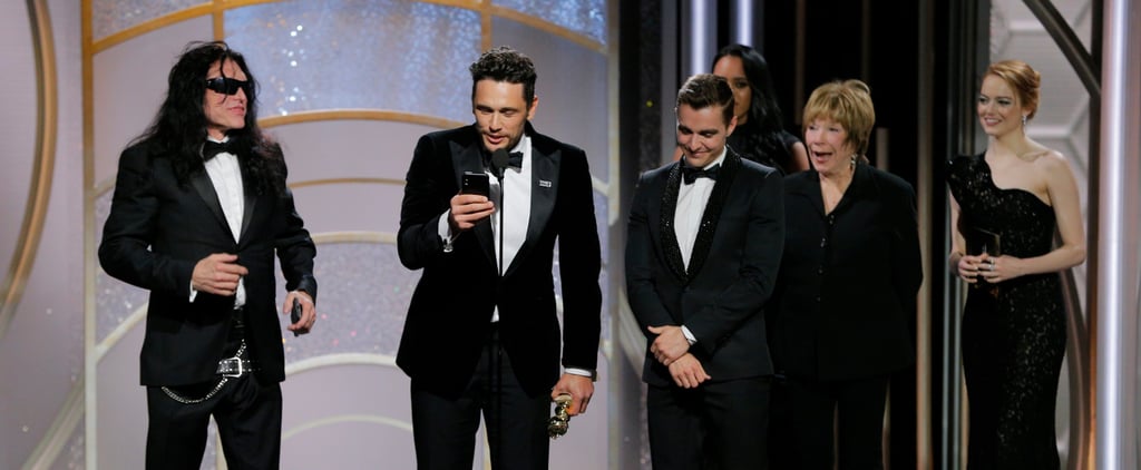 Tommy Wiseau With James Franco at 2018 Golden Globes