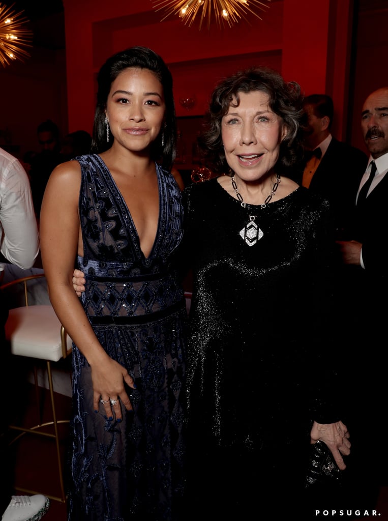 Pictured: Gina Rodriguez and Lily Tomlin