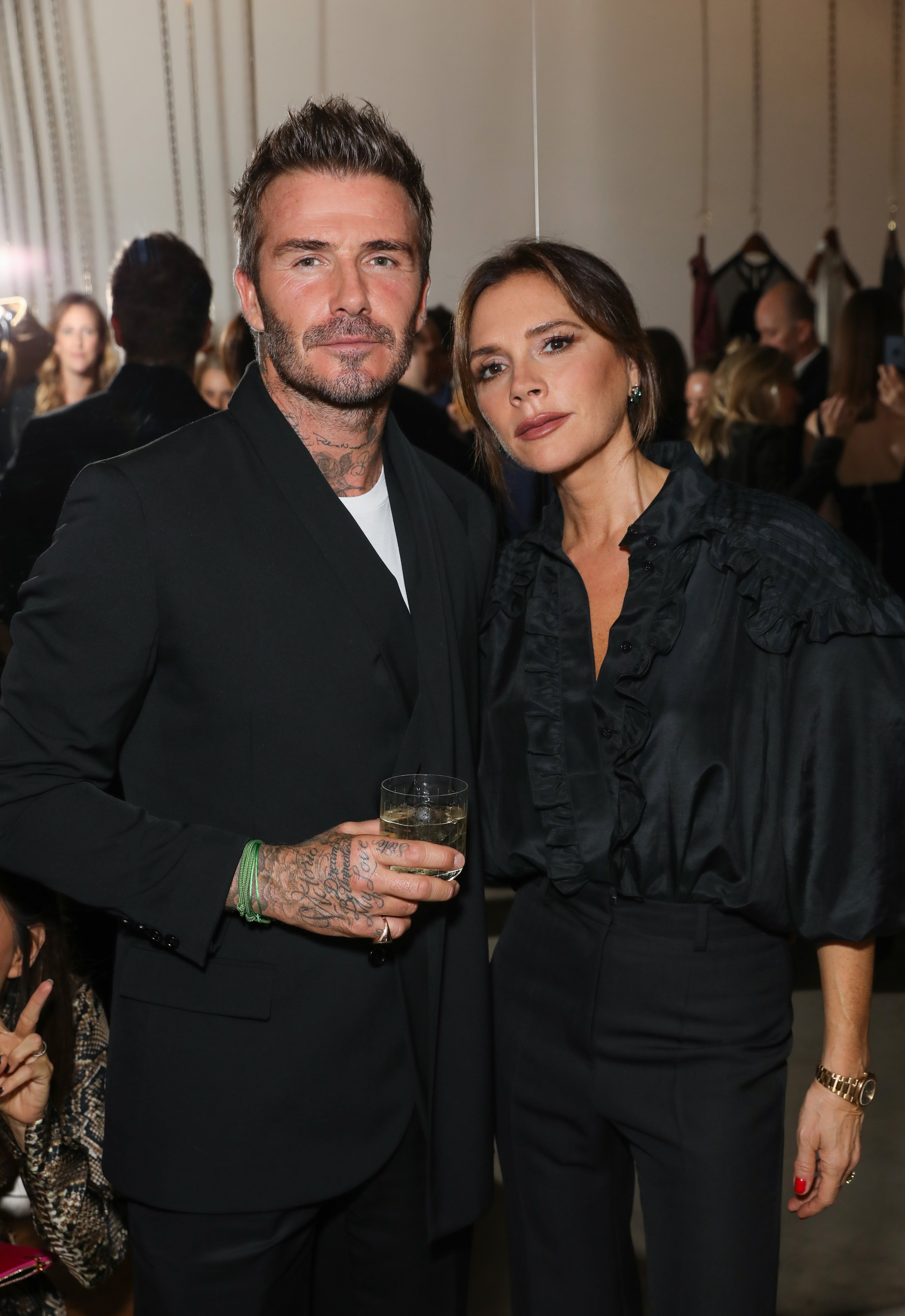 Victoria And David Beckham Nail His-And-Hers Suits