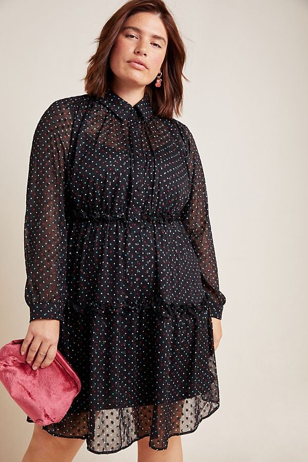 Eva Franco Haven Ruffled Polka Dot Tunic