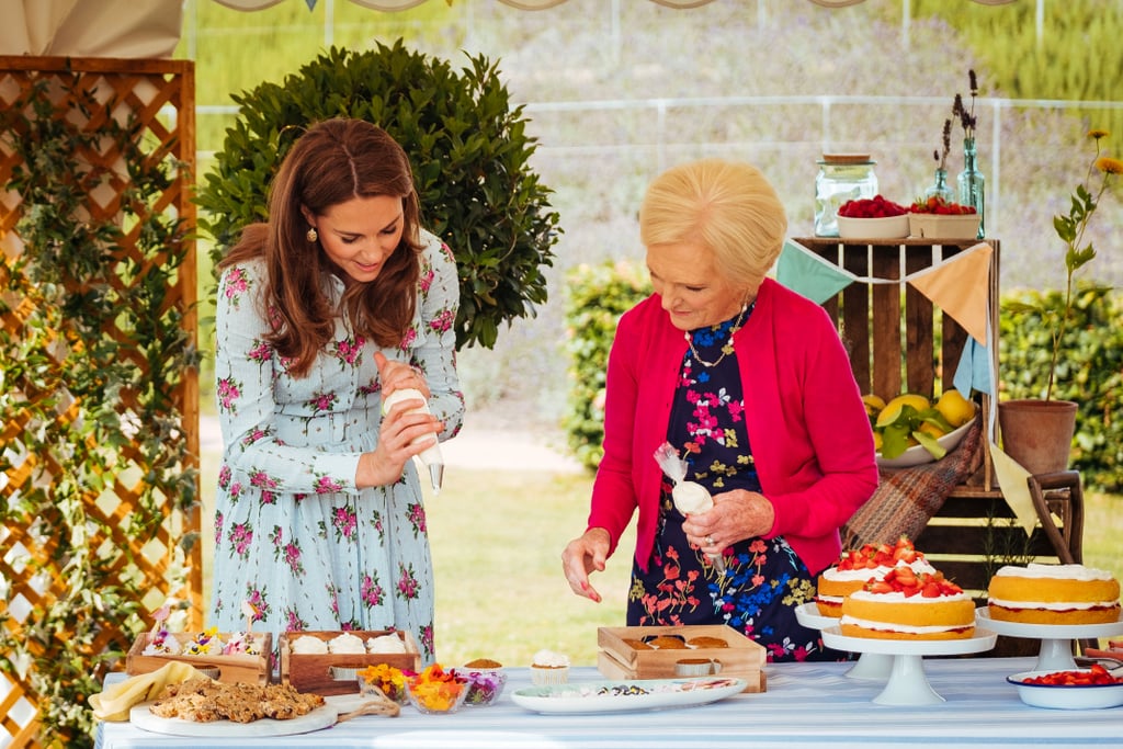 Kate Middleton and Mary Berry Baking on A Berry Royal Christmas