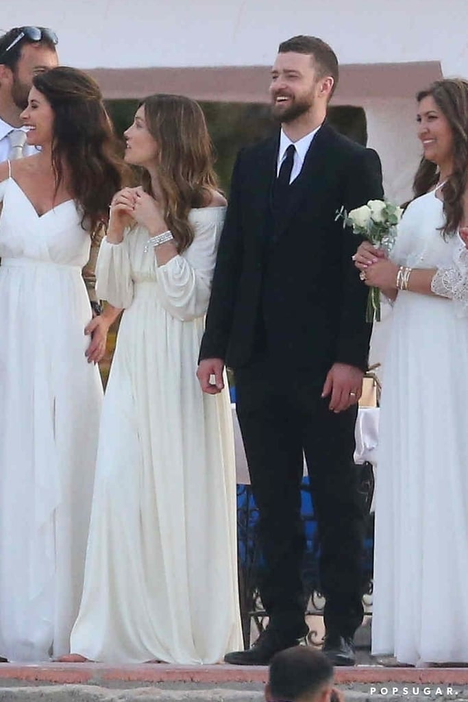Justin Timberlake and Jessica Biel at Her Brother's Wedding