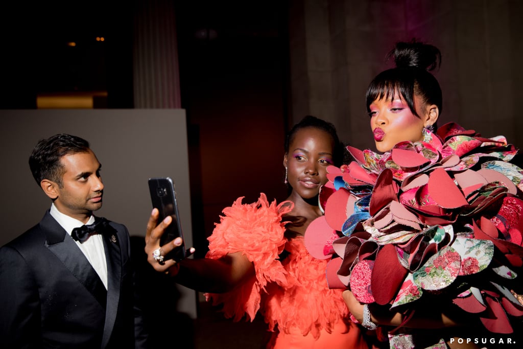 Rihanna and Lupita Nyong'o at the 2017 Met Gala