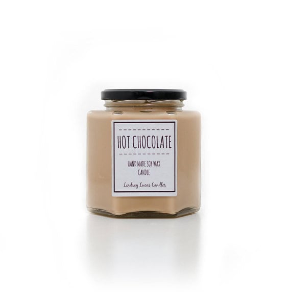Hot chocolate candle
