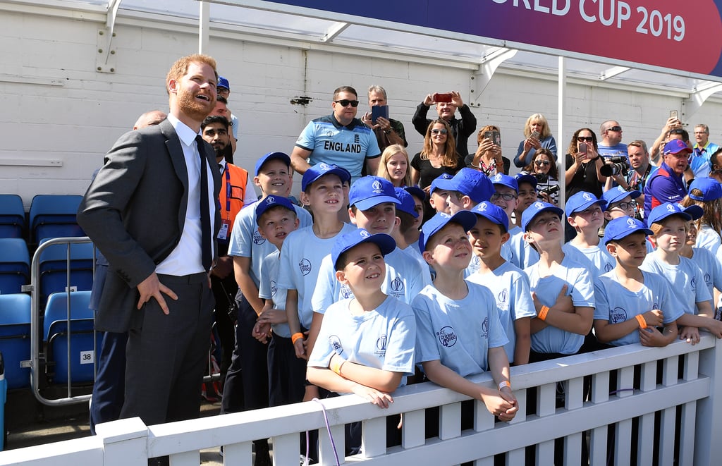 Prince Harry at Opening of Cricket World Cup 2019