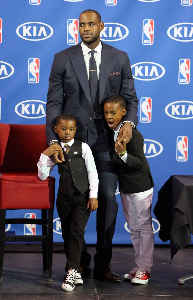 More Pictures of LeBron James's Kids