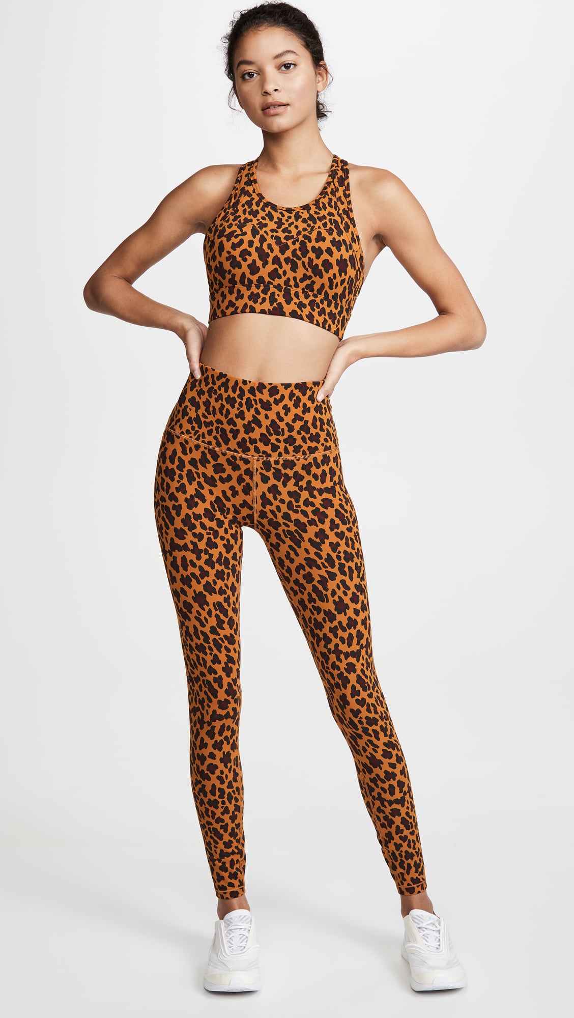 leopard workout pants