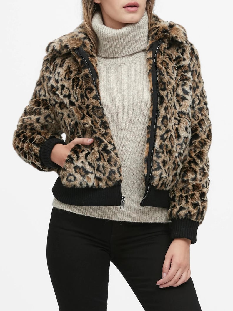 Leopard Faux Fur Jacket