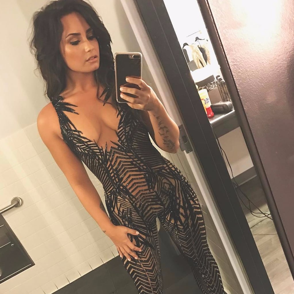 Demi Lovato S Sexy Jumpsuit February 2017 Popsugar Latina