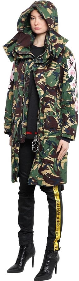 Off white deals army jacket womens