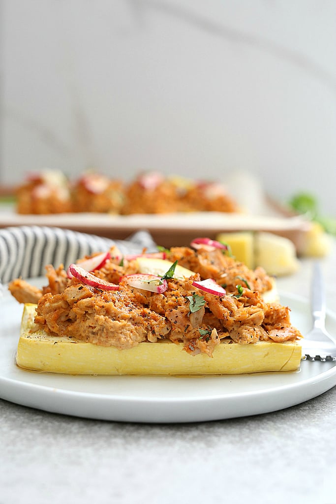 Tuna-Stuffed Yellow Summer Squash