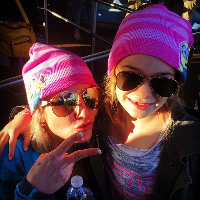 Britney Spears matched up with her niece, Maddie.
