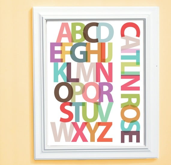 Alphabet Prints For the Nursery | POPSUGAR Moms