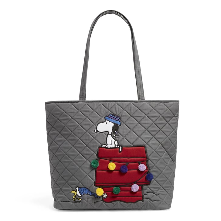 Peanuts Vera Tote Bag | Vera Bradley's New Snoopy Holiday Collection ...