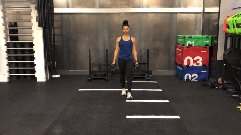 Anti-Lateral Flexion: One-Armed Farmer's Carry