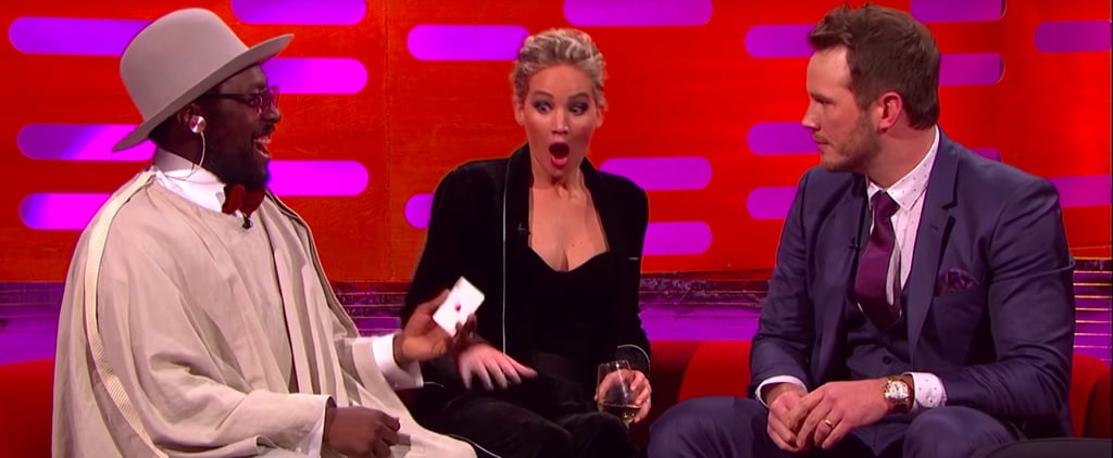 Chris Pratt Magic Trick on Graham Norton Show Dec. 2016