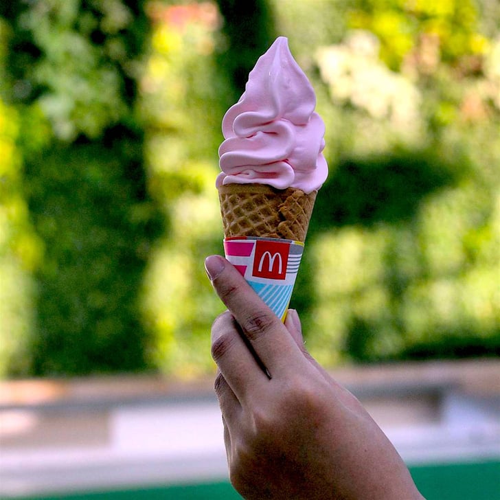 McDonald's Lychee Soft Serve Ice Cream POPSUGAR Food