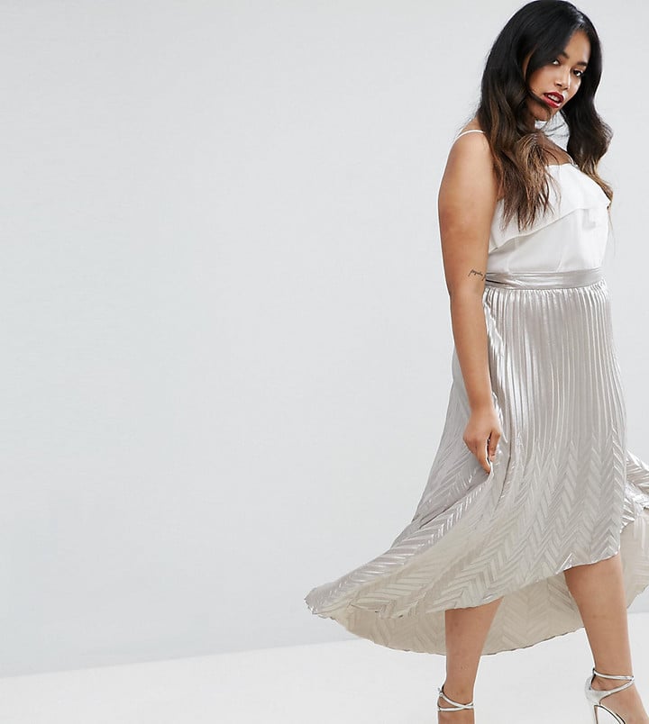 Coast Plus Paige Metallic Maxi Skirt