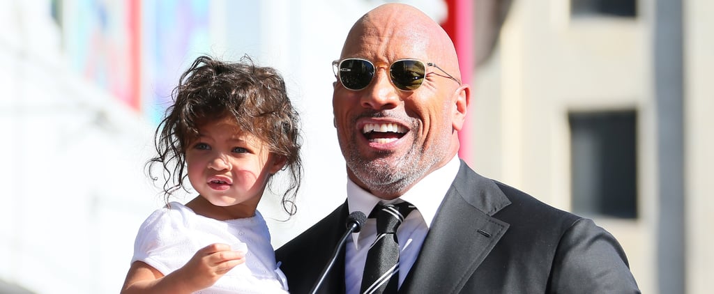 Dwayne Johnson's Daughters Give Him a Makeover