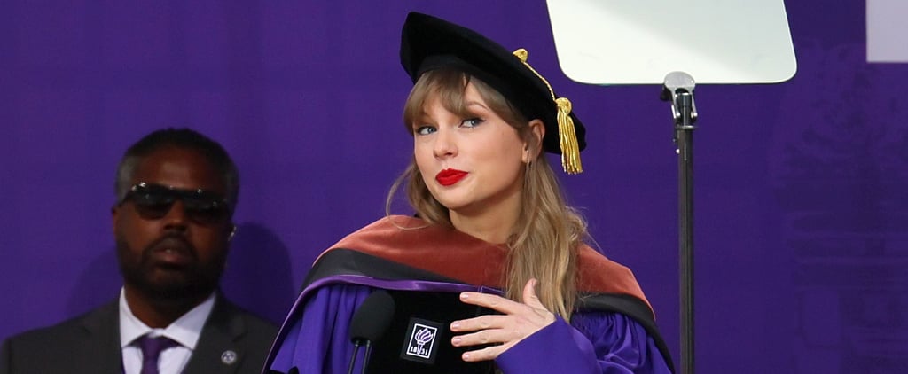 Taylor Swift's Leopard-Print Heels at NYU 2022 Commencement