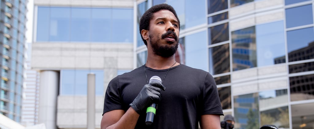 Michael B. Jordan Speaks at Black Lives Matter March in LA