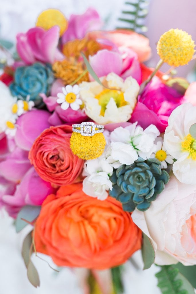 Ranunculus, Peonies, and Sweet Peas