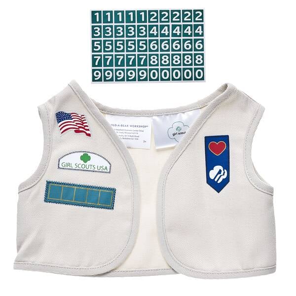 Cadette Senior Ambassador Uniform Vest Girl Scout Cookies Thin Mint And Samoa Build A Bears Popsugar Australia Parenting Photo 10