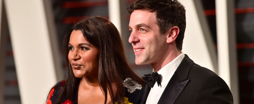 Mindy Kaling and BJ Novak at the Vanity Fair Party 2017