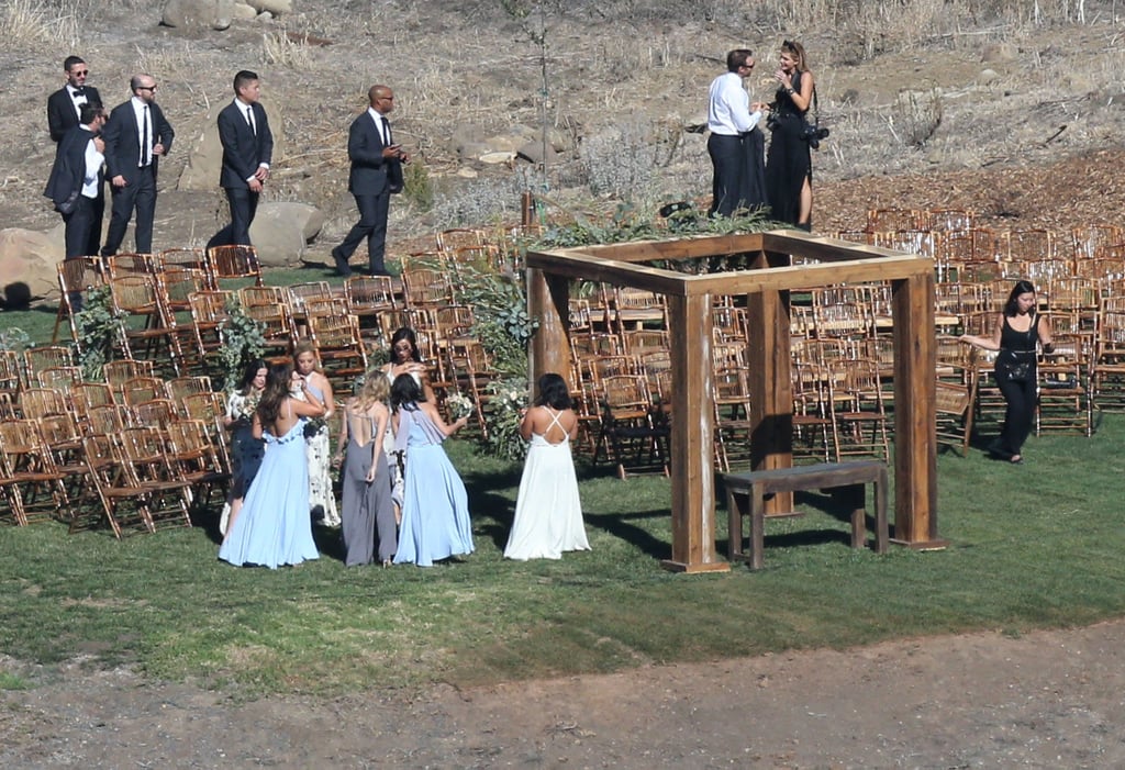 Guests were told to dress in cocktail attire, but were also encouraged to wear costumes.