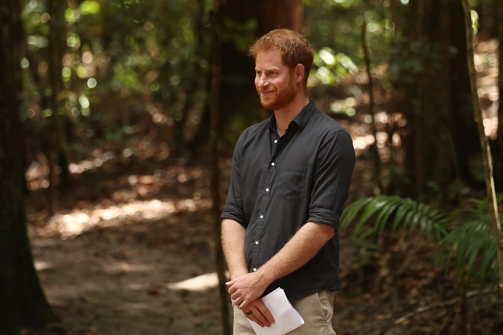 Prince Harry Responding to Woman's Compliment in Australia