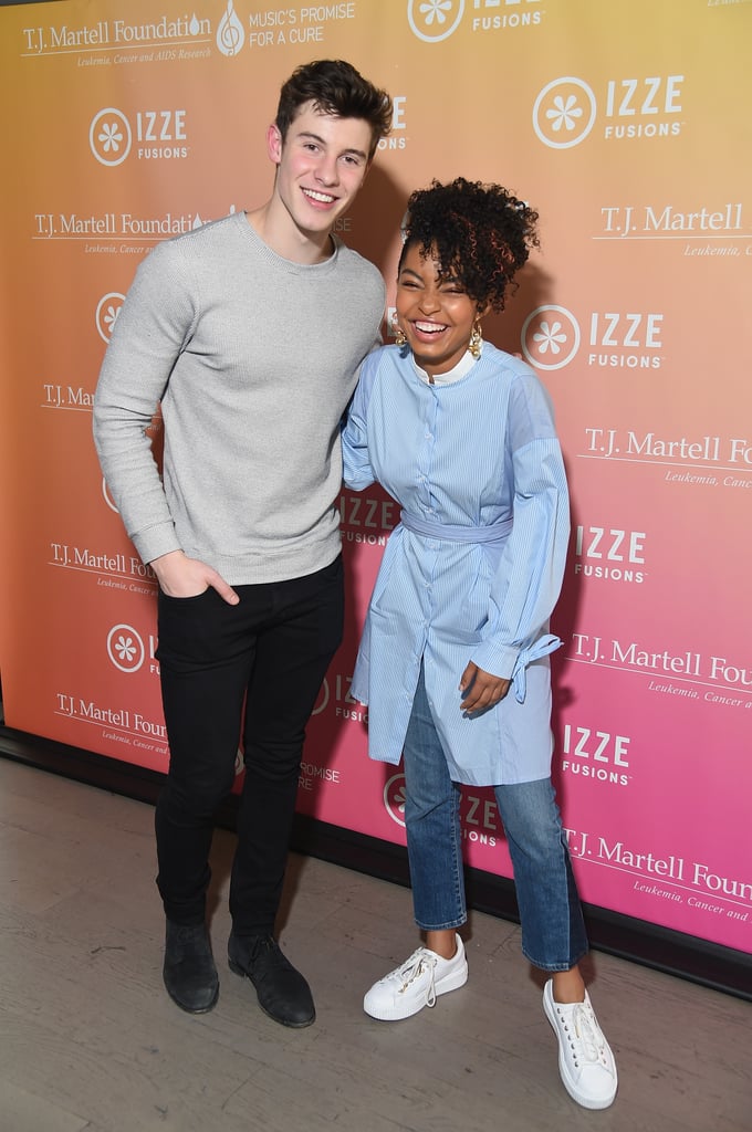 Shawn Mendes and Yara Shahidi