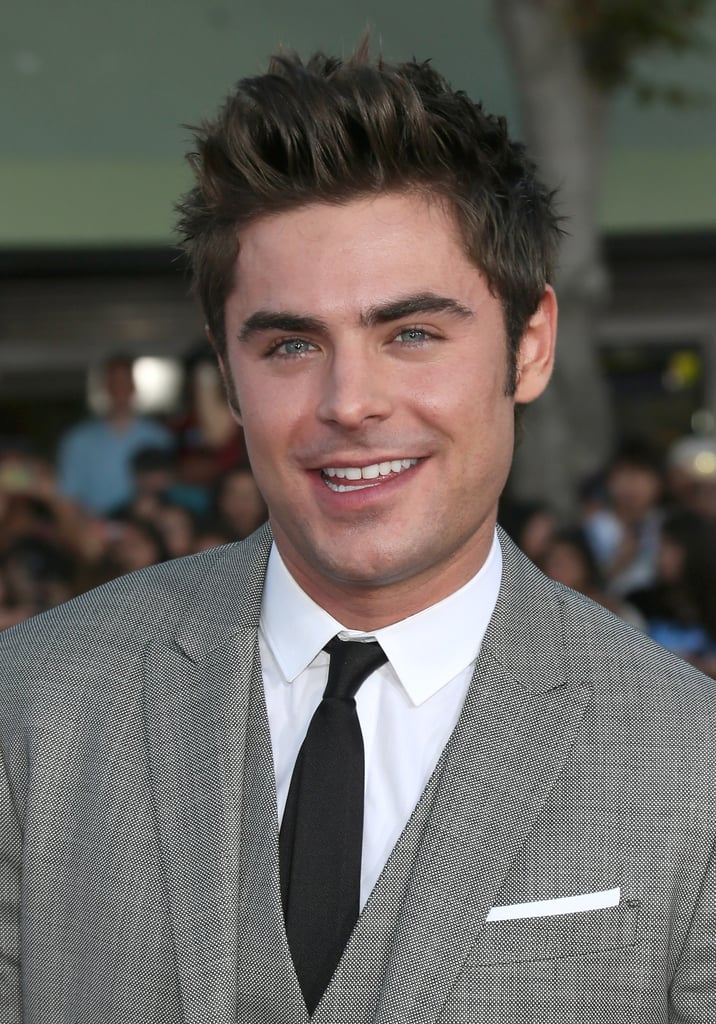 Zac flashed this smile.