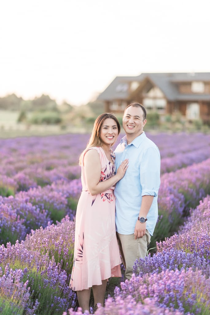Lavender Fields Engagement Shoot